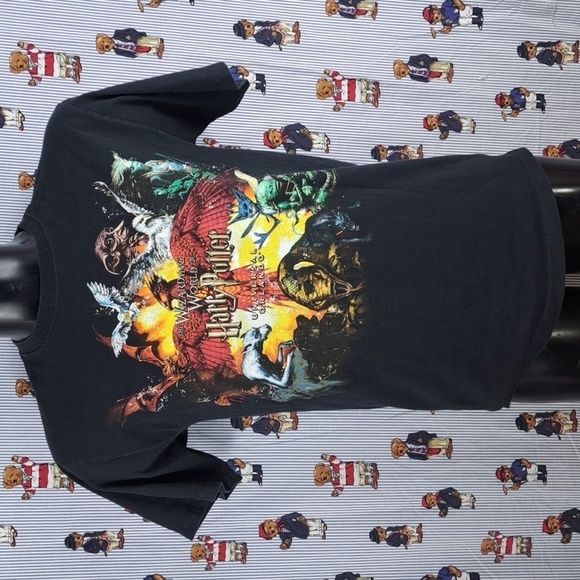 Harry Potter Universal Studios Orlando theme park graphic Med black t-shirt - Picture 2 of 5